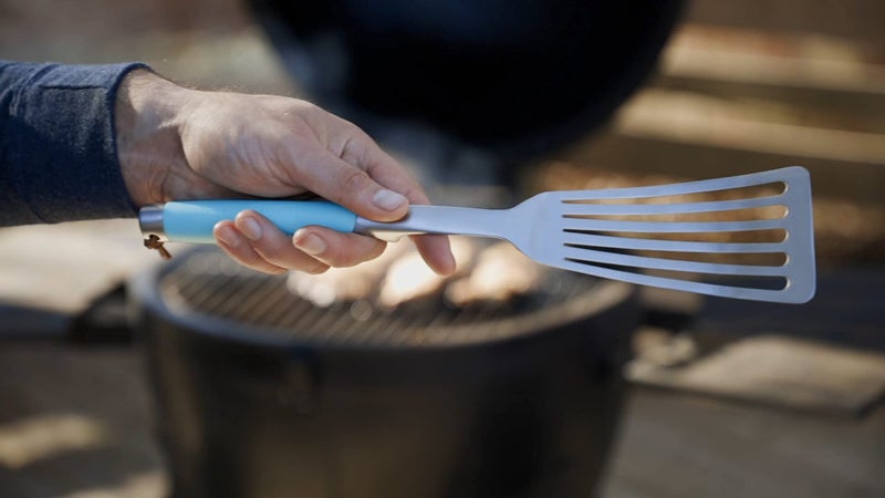 Toadfish 14.5'' Ultimate Nonstick Fish Spatula, Stainless Steel Metal Spatula, Slotted Turner Perfect for Cooking Seafood on the Grill or Kitchen - Image 4